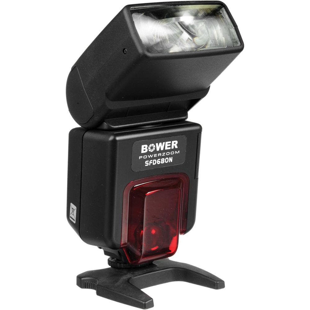 Bower SFD680 Power Zoom Digital TTL Flash for Nikon Cameras