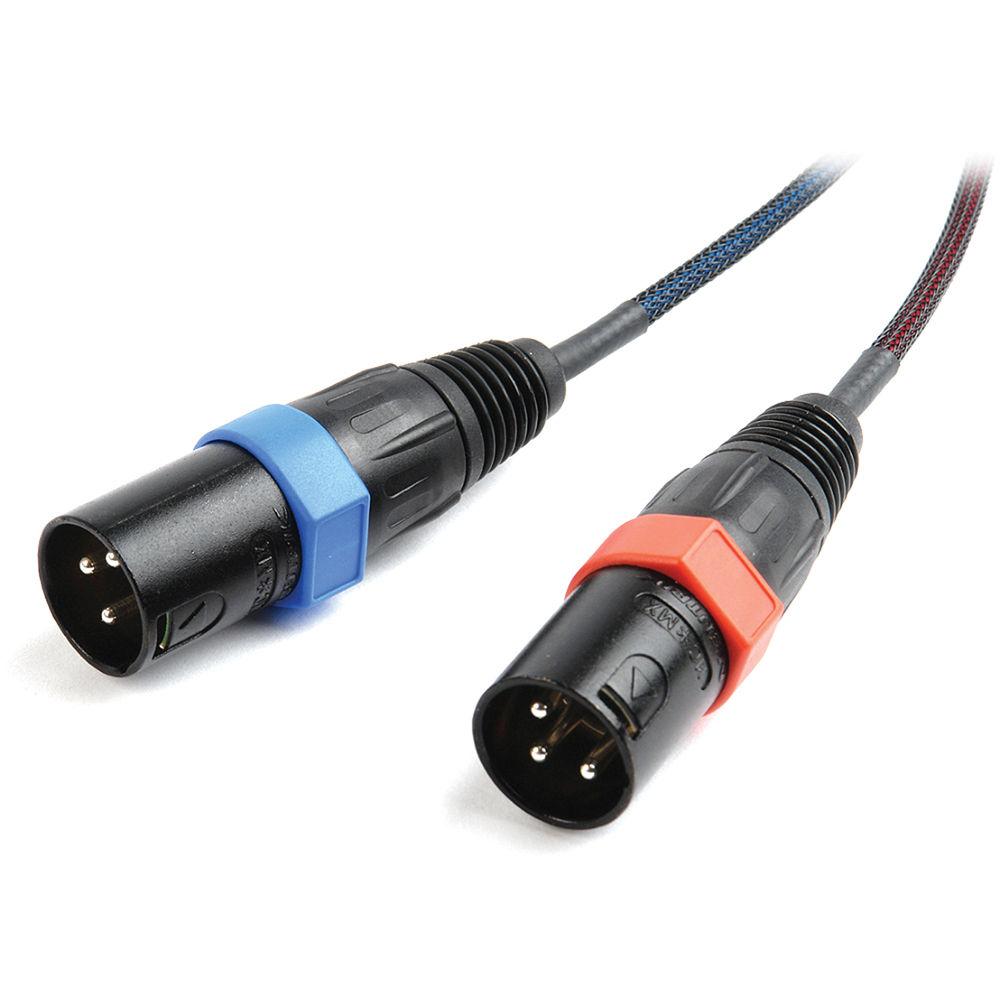 Remote Audio CA744XLRLO Dual XLR Male to Dual TA3F Output Cable for 744T