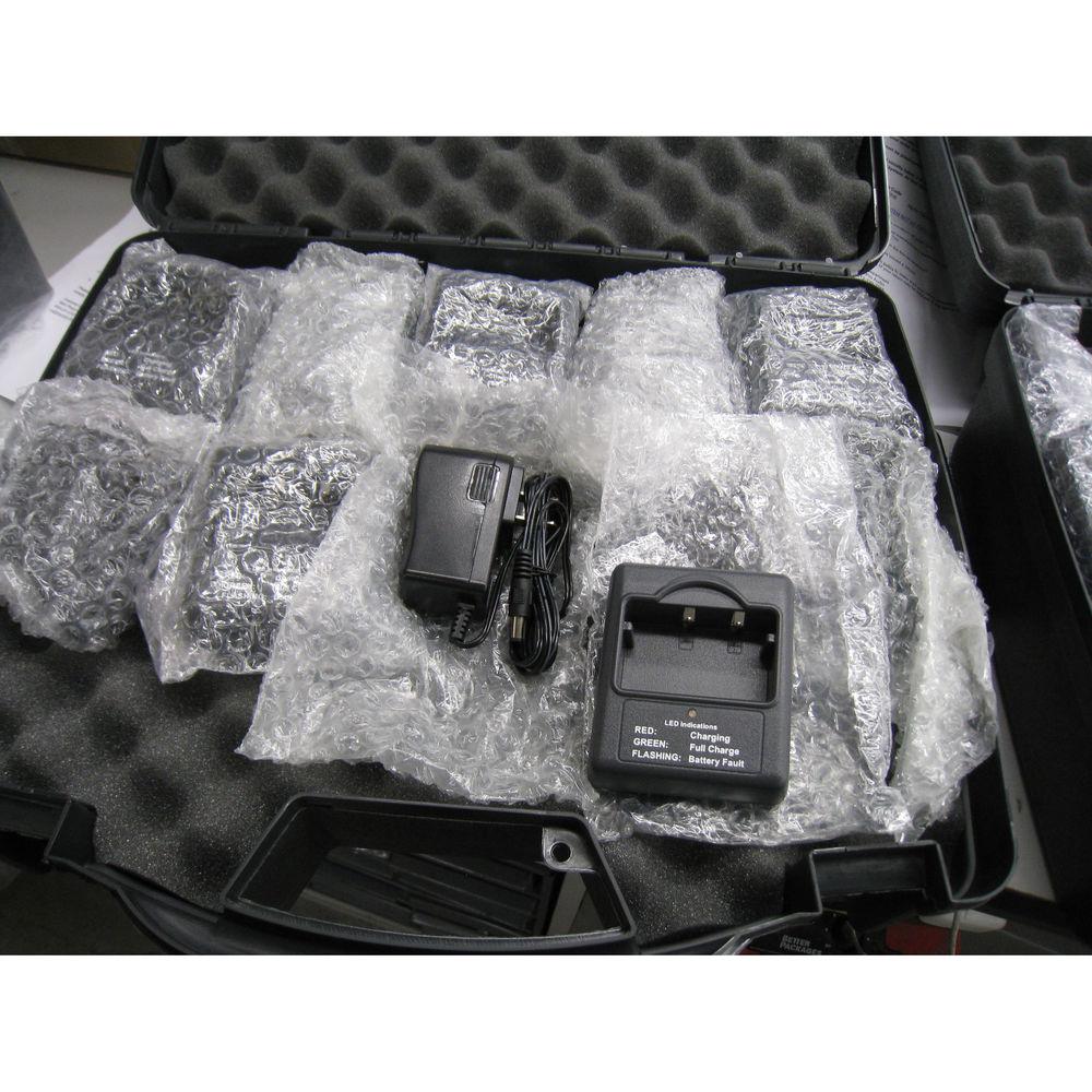 Eartec 5-User SC-1000 Two-Way Radio System with Loop Lapel Mic Headsets