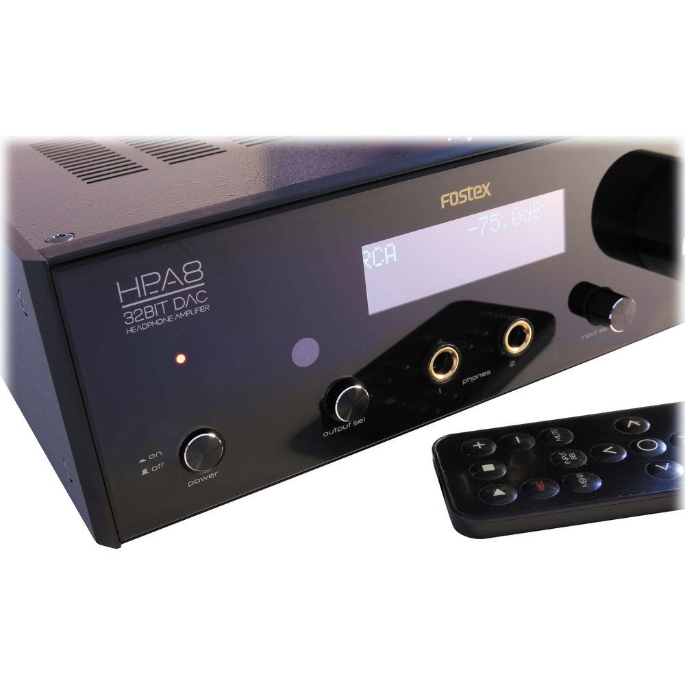 Fostex HP-A8C 32-Bit Digital Audio Converter and Headphone Amplifier, Fostex, HP-A8C, 32-Bit, Digital, Audio, Converter, Headphone, Amplifier