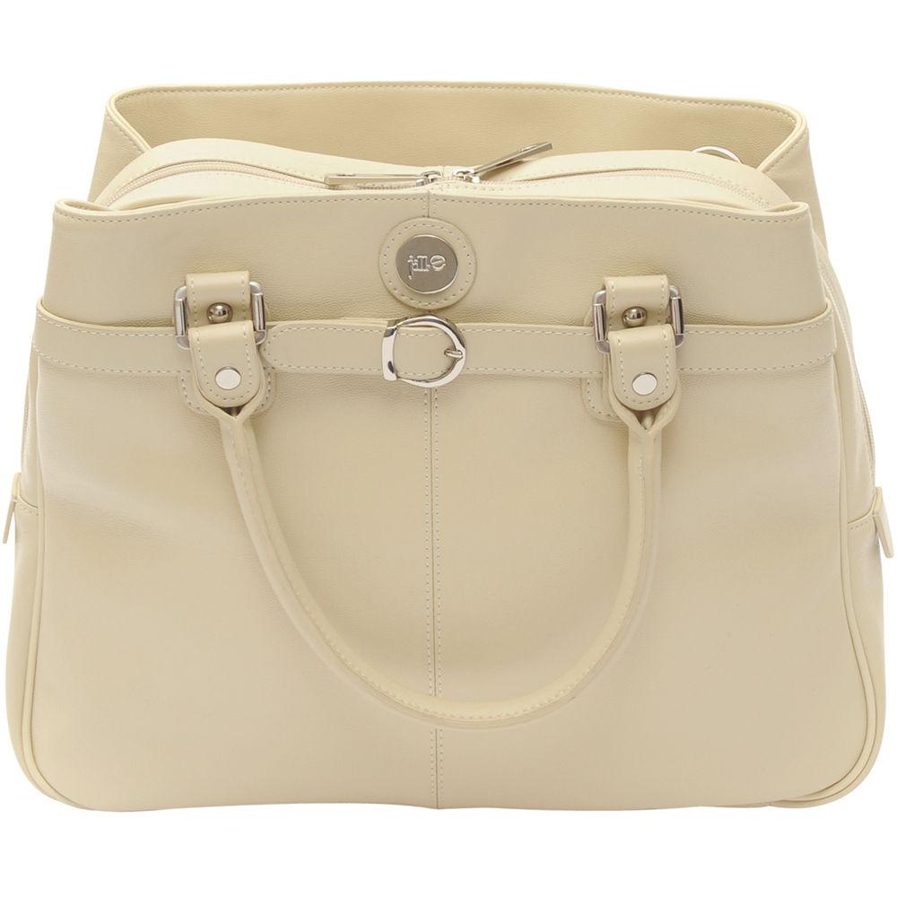 Jill-E Designs Laptop Career Bag - Vanilla Leather