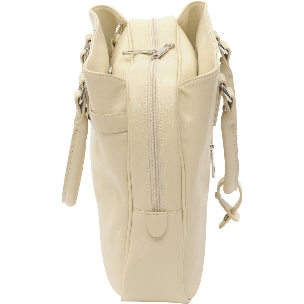 Jill-E Designs Laptop Career Bag - Vanilla Leather