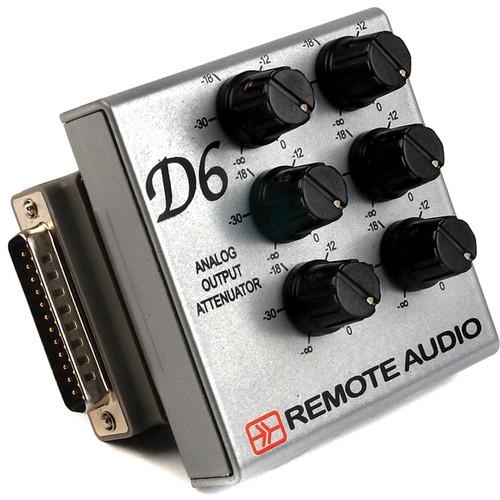 Remote Audio D6 Analog Output Attenuator