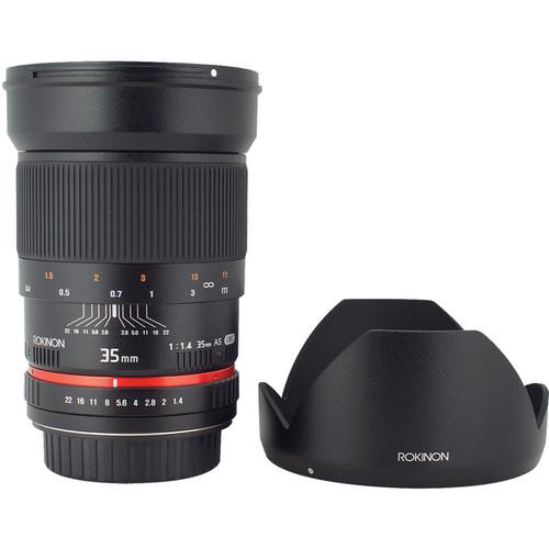 Rokinon 35mm f 1.4 AS UMC Lens for Sony A