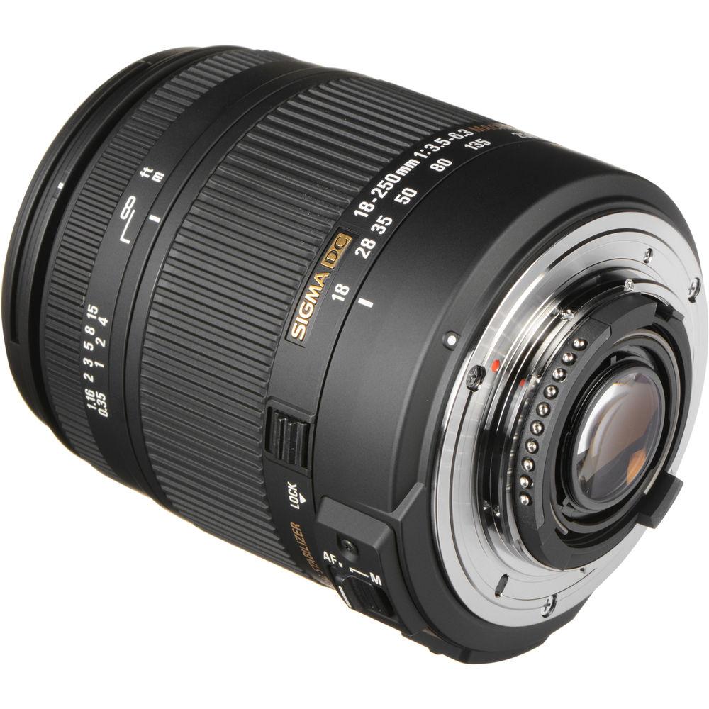Sigma 18-250mm F3.5-6.3 DC Macro OS HSM for Nikon F Mount
