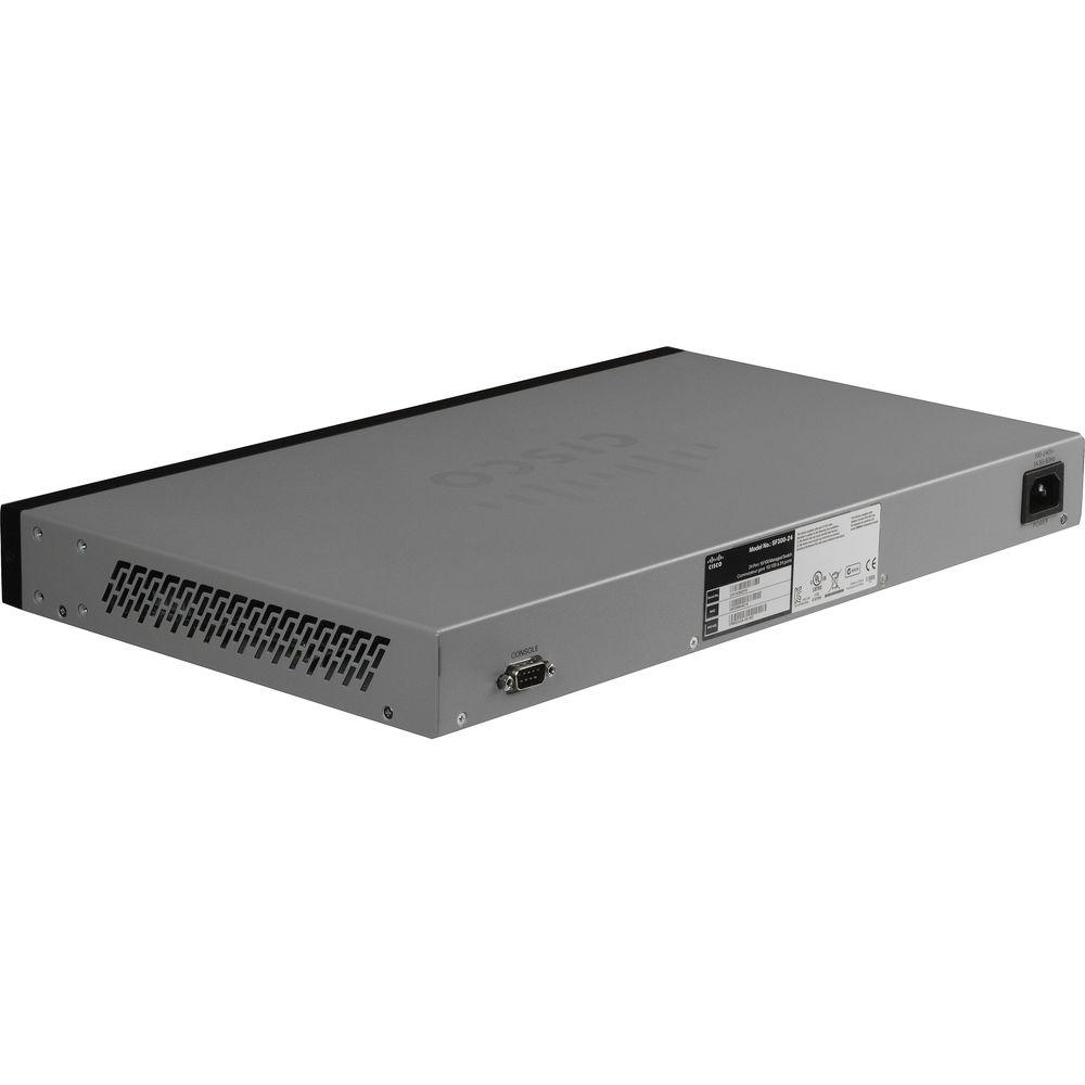 Cisco SF300-24 Managed 24-Port 10 100 Ethernet Switch, Cisco, SF300-24, Managed, 24-Port, 10, 100, Ethernet, Switch