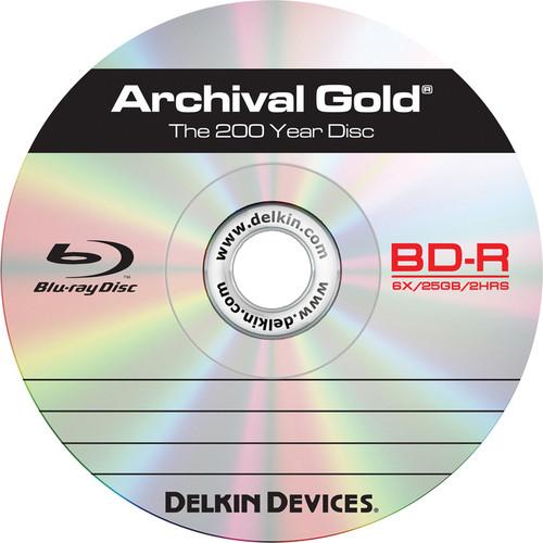 Delkin Devices Blu-ray 200 Year Disc, Delkin, Devices, Blu-ray, 200, Year, Disc
