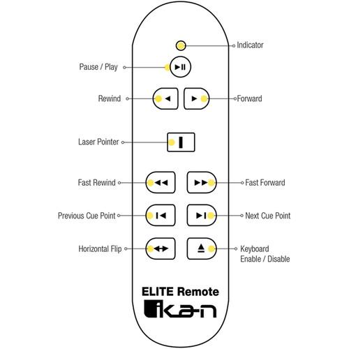 ikan ELITE-REMOTE Bluetooth iPad Teleprompter Remote