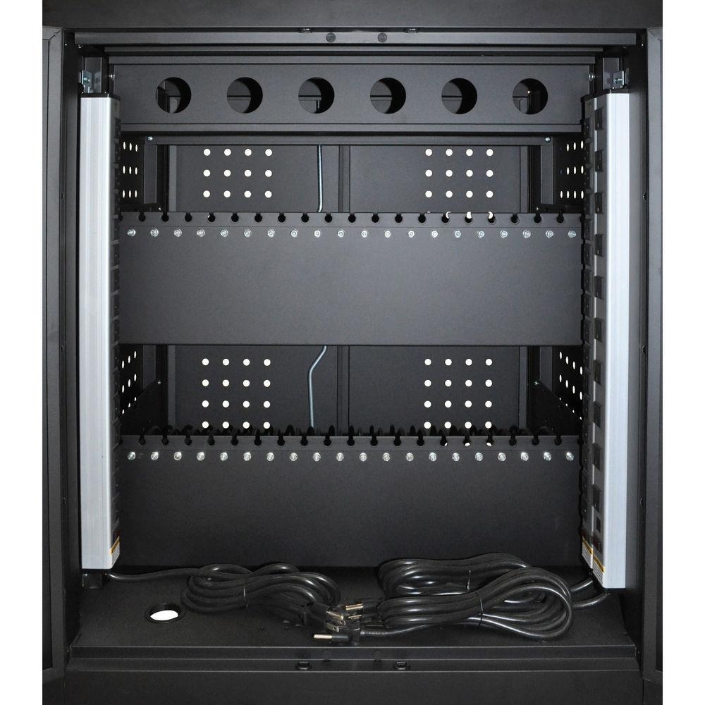 Luxor LLTM42-B 42 Tablet Chromebook Charging Cart