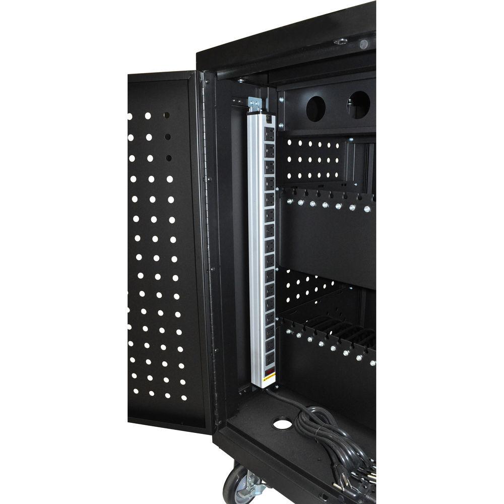 Luxor LLTM42-B 42 Tablet Chromebook Charging Cart