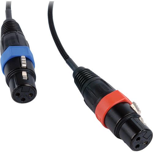 Remote Audio 2 XLR3F to TA5F Balanced Stereo Breakout - 18"