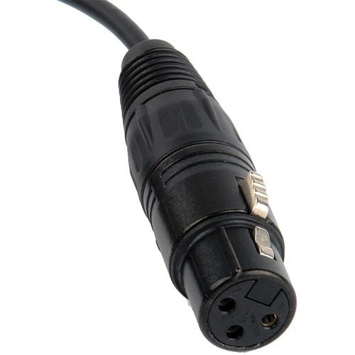 Remote Audio CALECXM XLR3F to TA5F Unbalanced Mic Level Adapter Cable