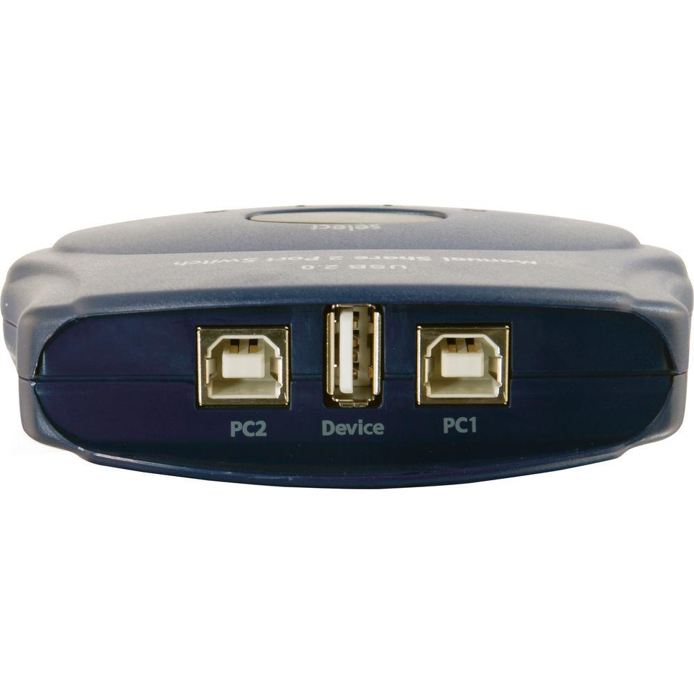 C2G 2-Port USB 2.0 Manual Switch