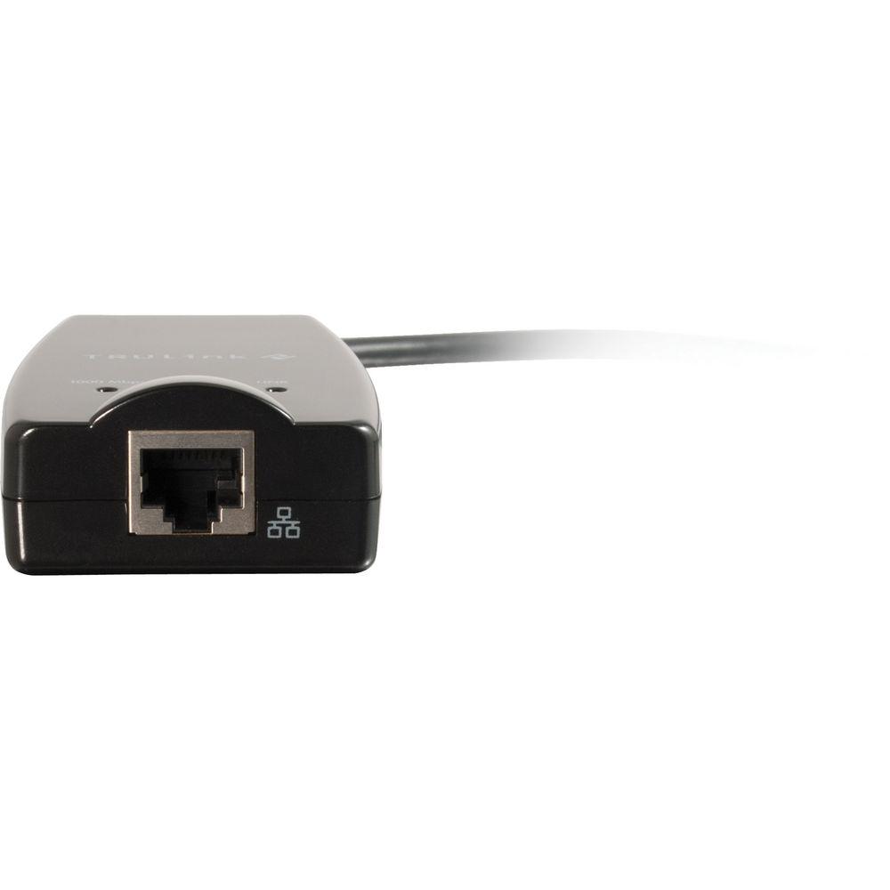 C2G TruLink USB to Gigabit Ethernet Adapter, C2G, TruLink, USB, to, Gigabit, Ethernet, Adapter
