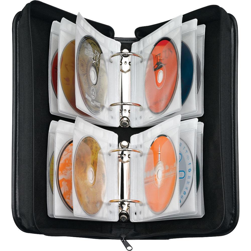 Case Logic 48 Capacity Nylon CD DVD Binder, Case, Logic, 48, Capacity, Nylon, CD, DVD, Binder