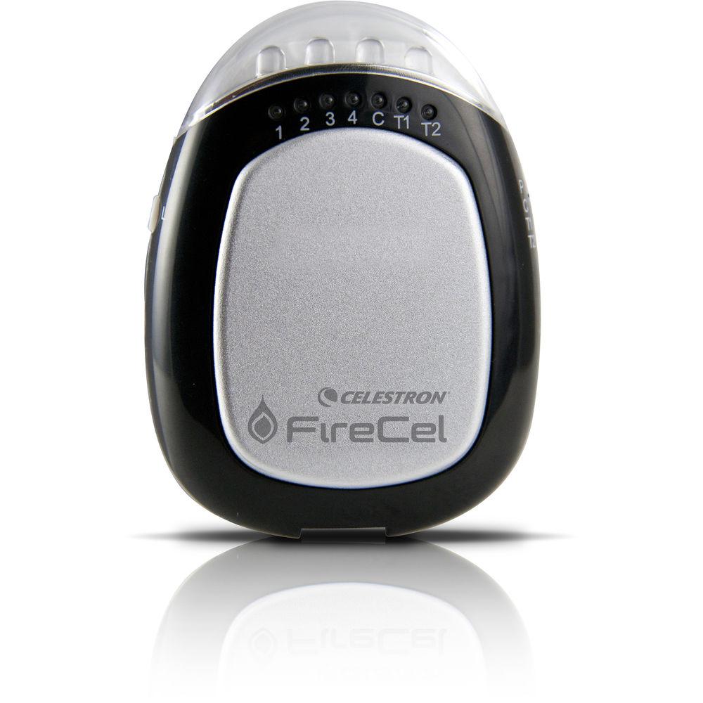 Celestron FireCel Portable USB Charger and Red LED Flashlight, Celestron, FireCel, Portable, USB, Charger, Red, LED, Flashlight