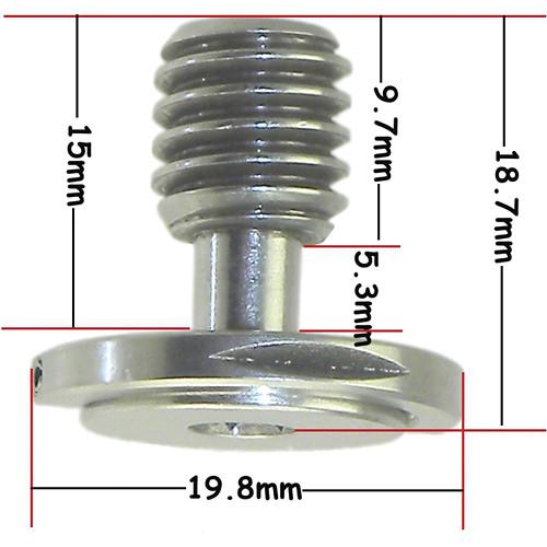 Desmond Hinged D-Ring 3 8"-16 Hex Screw