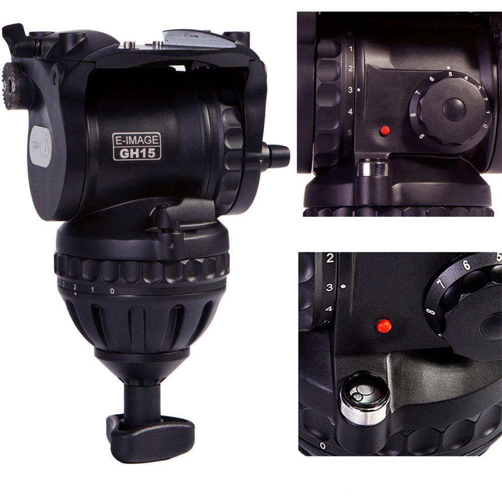 E-Image GC102 2-Stage Carbon Fiber Tripod with GH15 Head