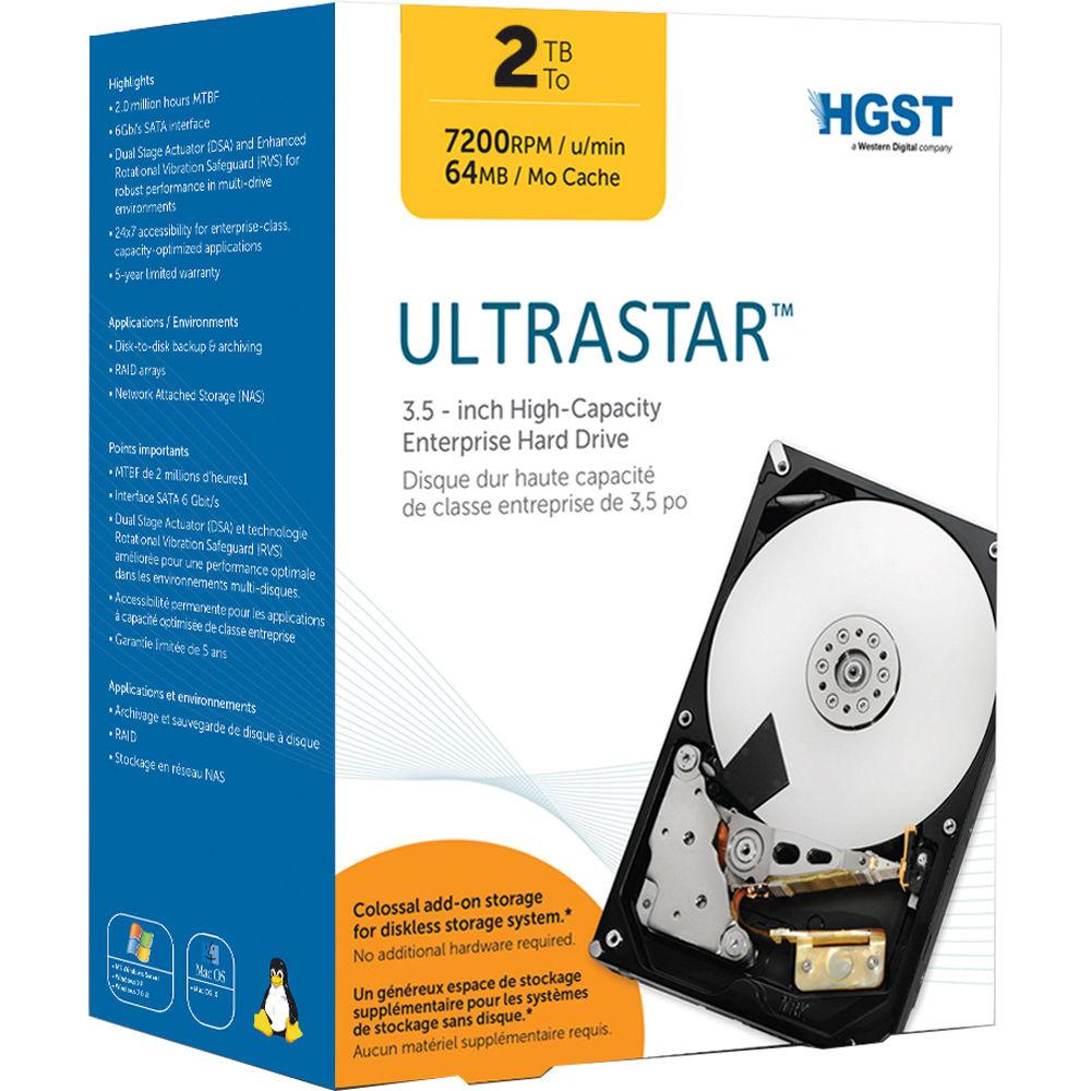 HGST 2TB HUS724020ALE640 UltraStar 7K4000 HDD