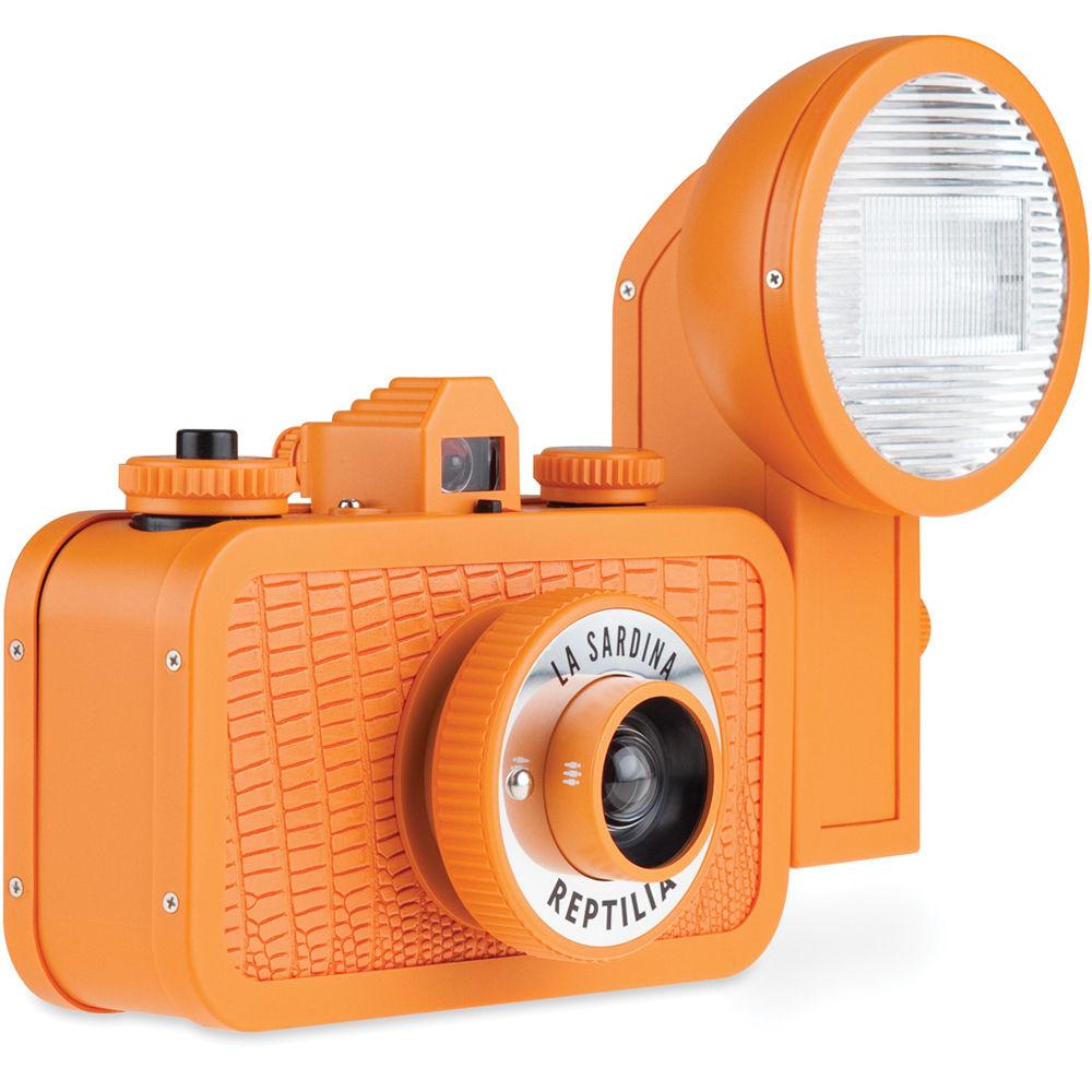 Lomography La Sardina Orinoco Ochre Camera with Flash