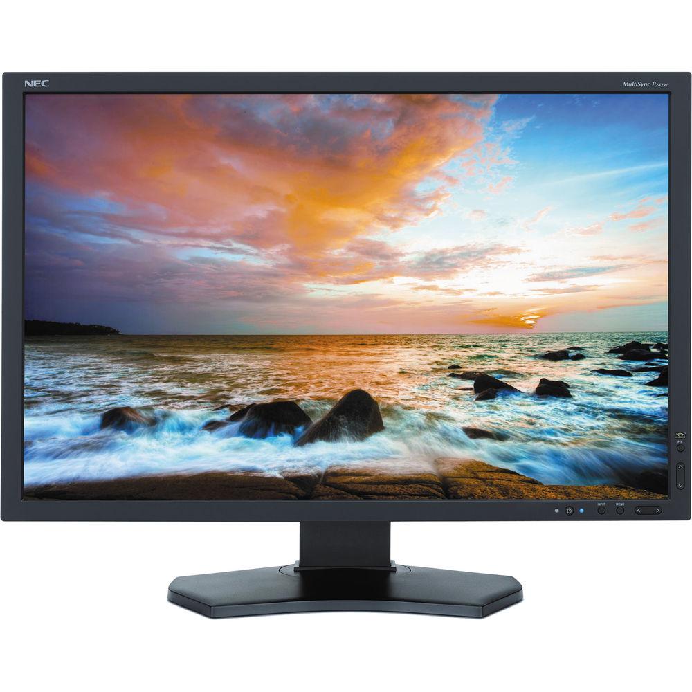 NEC P242W-BK 24" LED Backlit IPS LCD Monitor