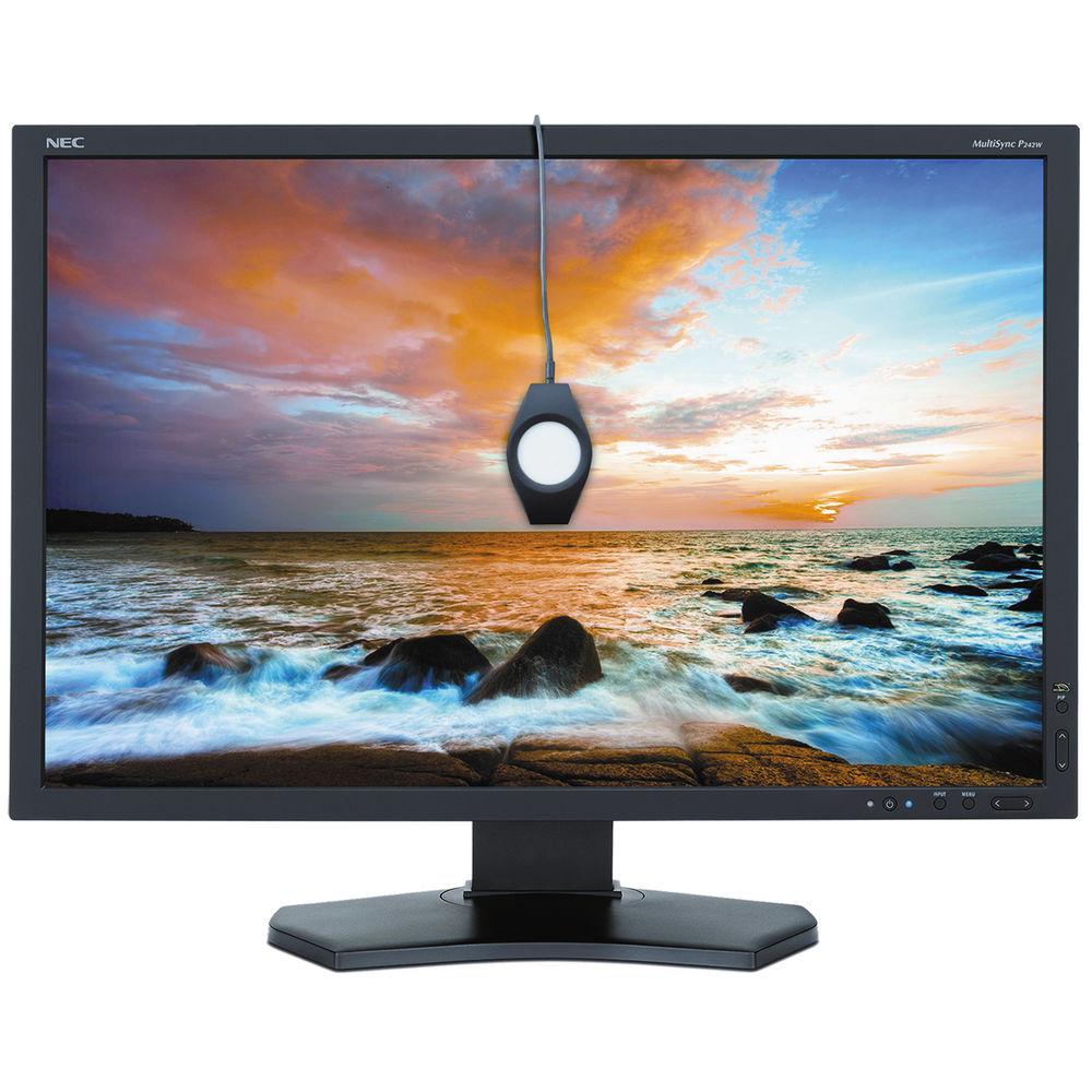 NEC P242W-BK-SV 24" LED Backlit IPS Monitor with SpectraView II