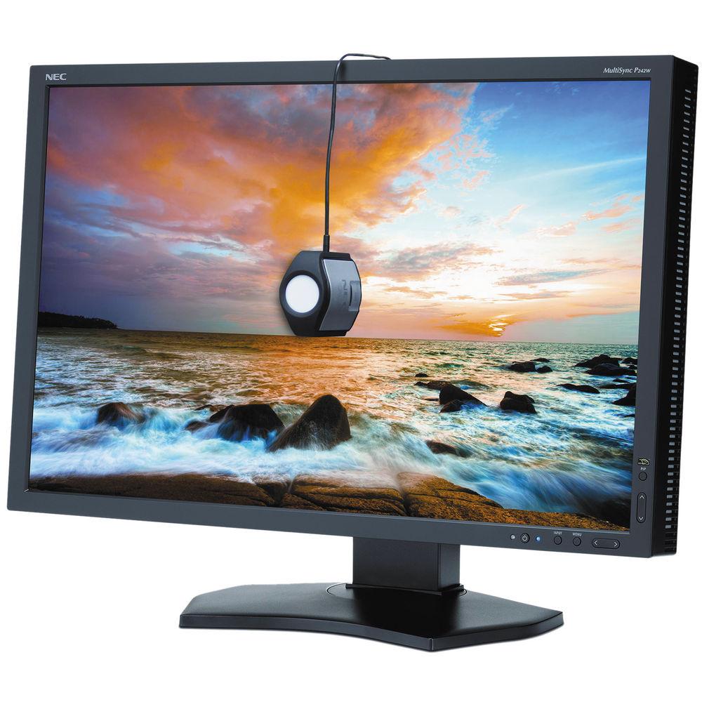 NEC P242W-BK-SV 24" LED Backlit IPS Monitor with SpectraView II