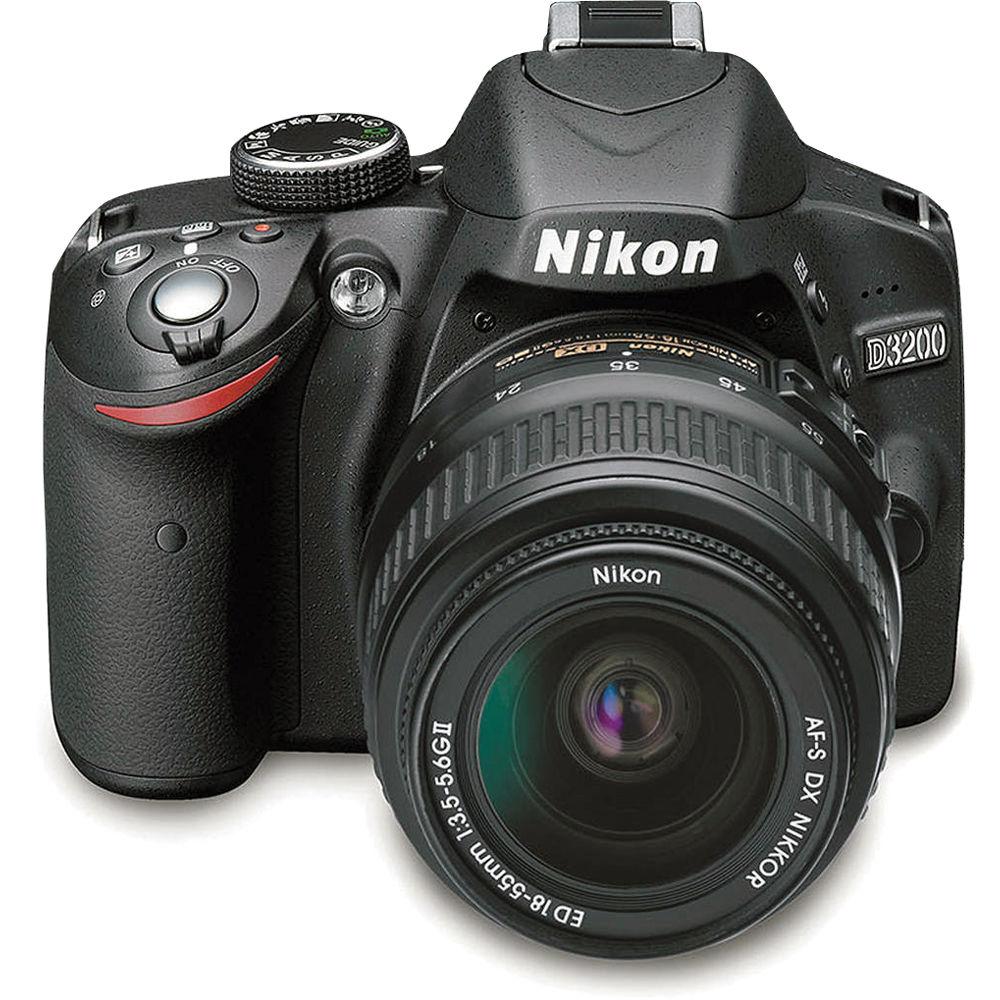 Nikon D3200 DSLR Camera with 18-55mm and 55-200mm Lenses