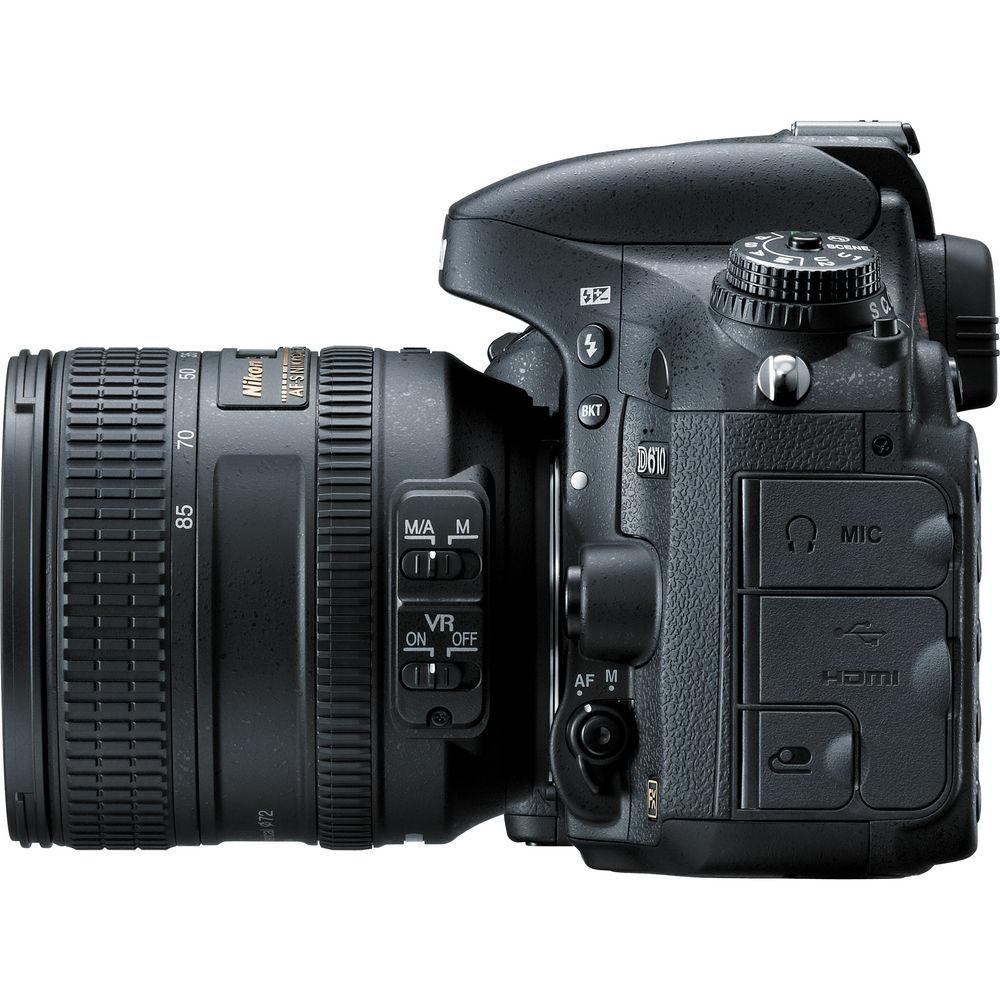 Nikon D610 DSLR Camera with 24-85mm Lens