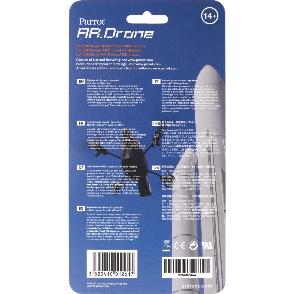 Parrot AR.Drone 2.0 1500 mAh High Density Battery