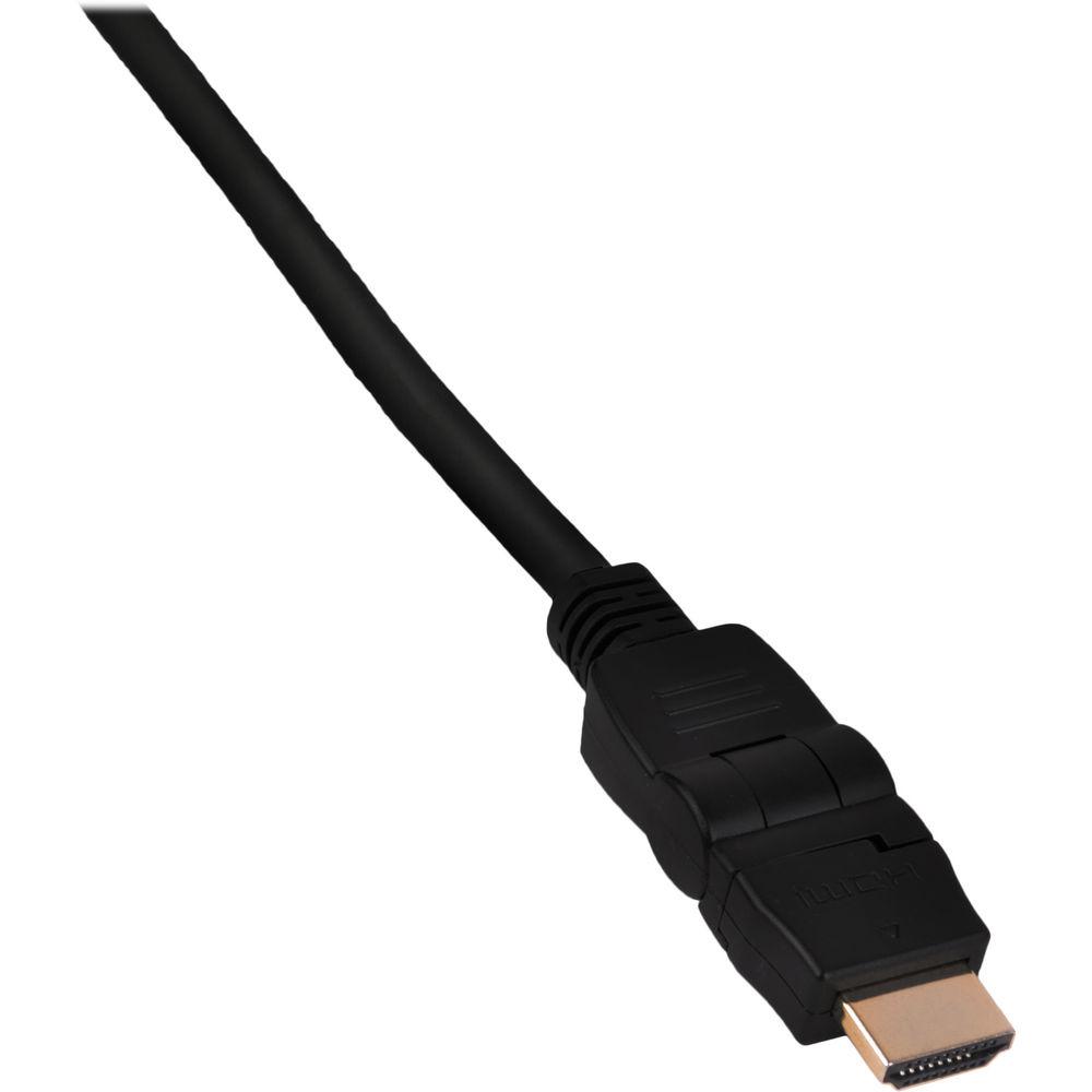 Pearstone 10' Swiveling HDMI Type A Male to Type A Male Cable, Pearstone, 10', Swiveling, HDMI, Type, Male, to, Type, Male, Cable