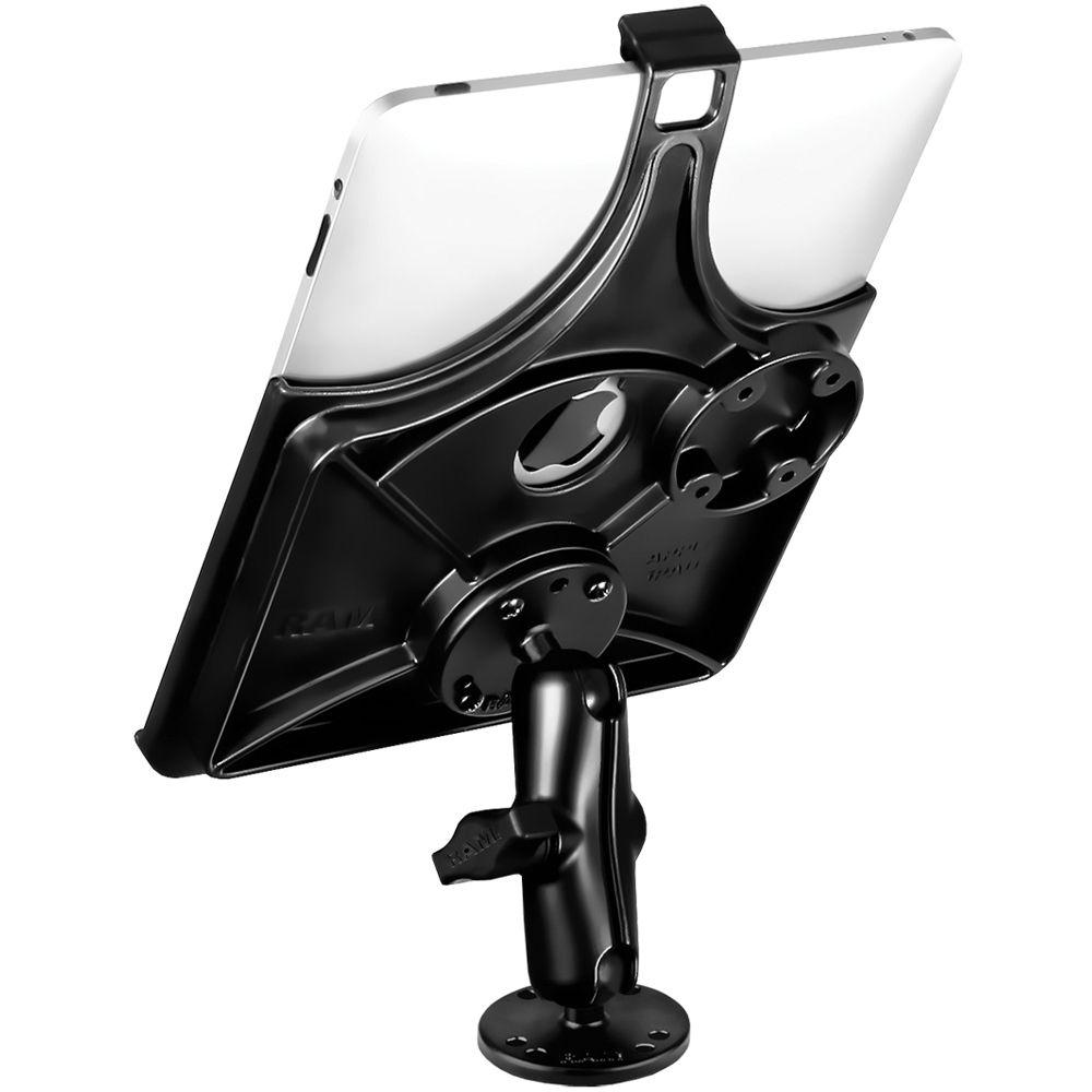 RAM MOUNTS Flat Surface Mount with EZ-ROLL'R Model Specific Cradle for the Apple iPad 4, iPad 3, iPad 2, and iPad 1 without Case, RAM, MOUNTS, Flat, Surface, Mount, with, EZ-ROLL'R, Model, Specific, Cradle, Apple, iPad, 4, iPad, 3, iPad, 2, iPad, 1, without, Case
