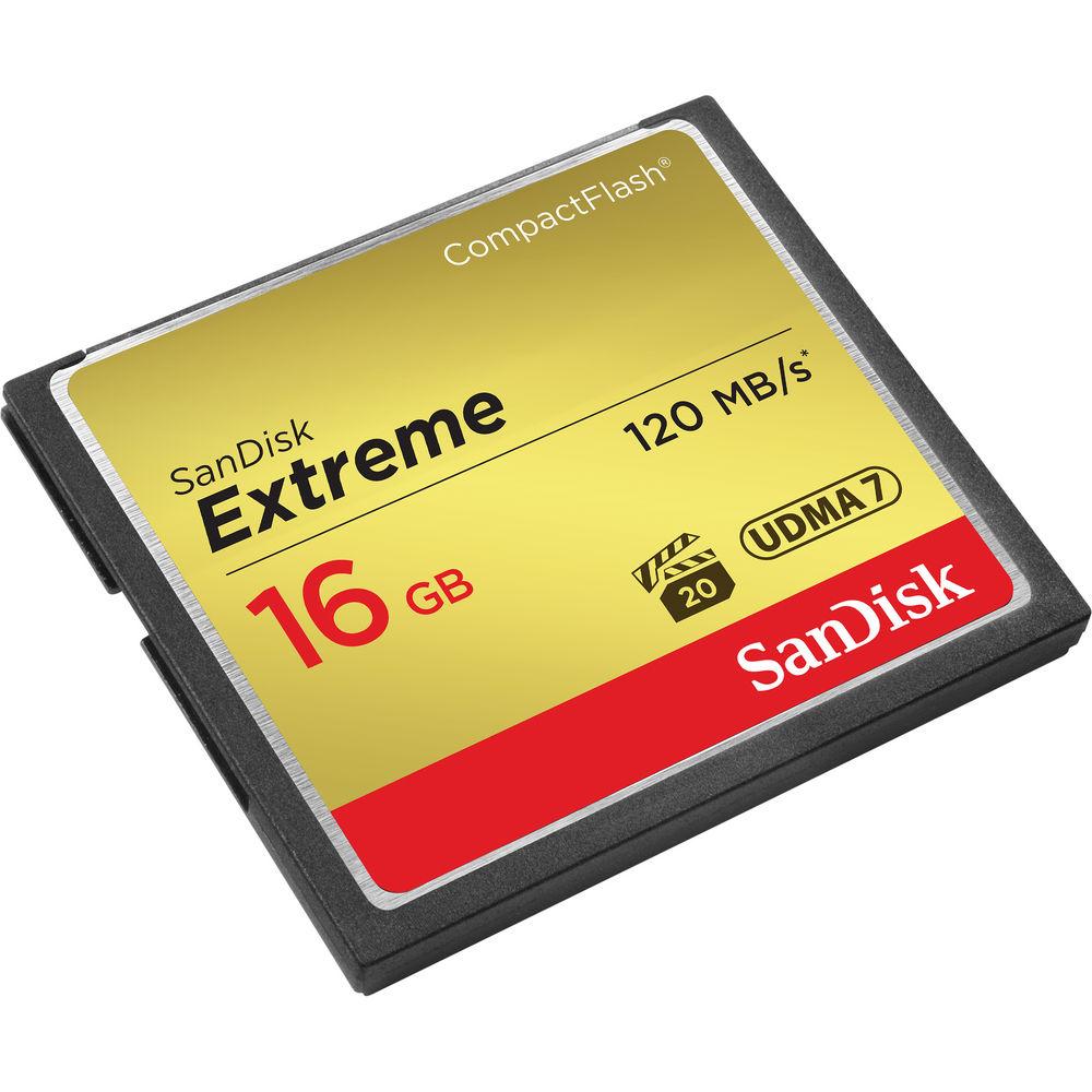 SanDisk 16 GB Extreme CompactFlash Memory Card