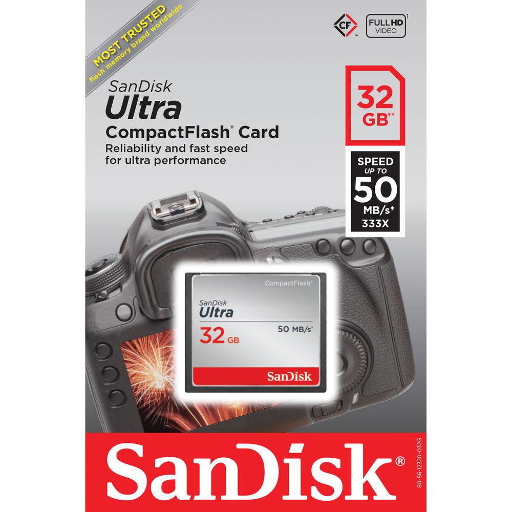 SanDisk 32GB Ultra CompactFlash Memory Card