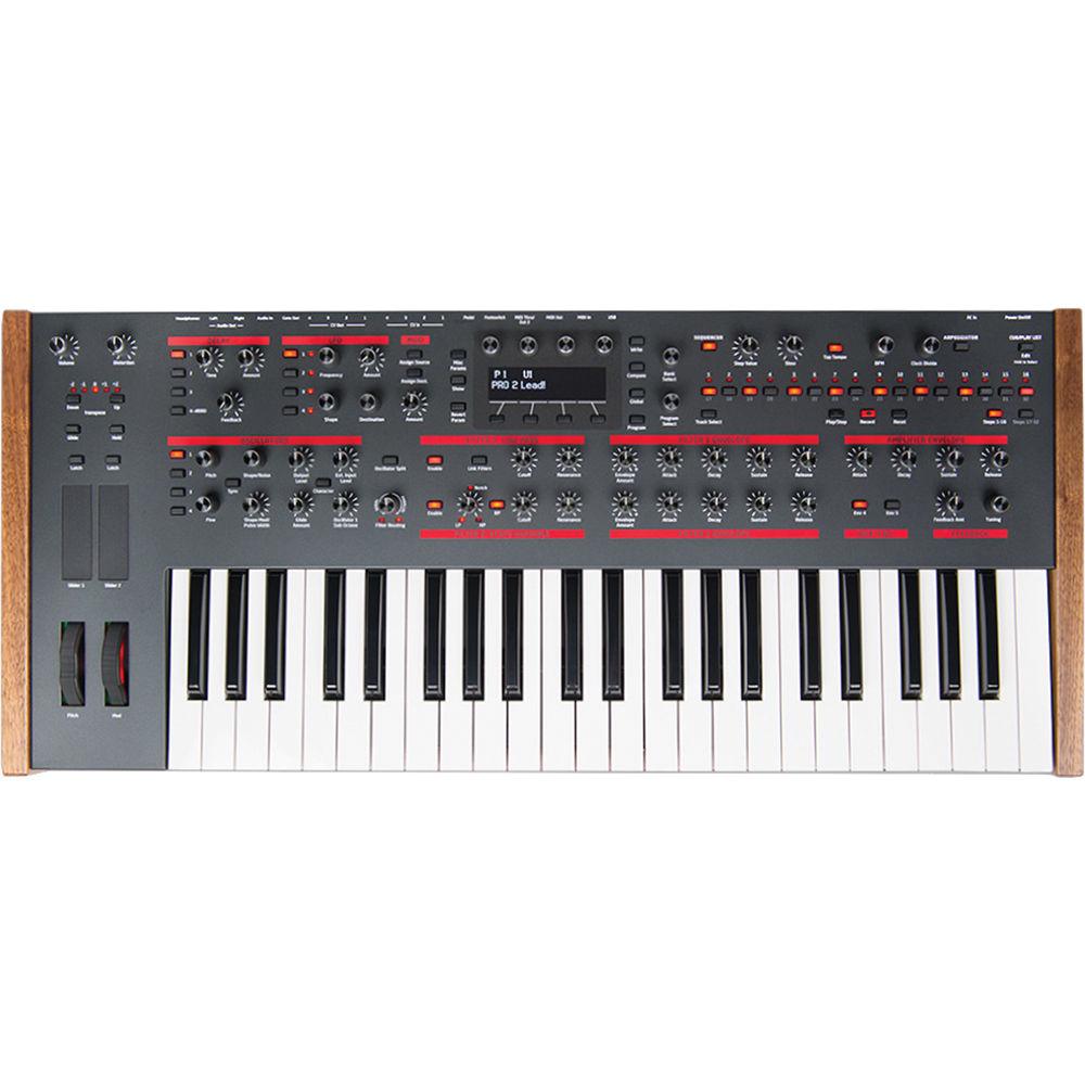 Sequential Pro 2 Synthesizer - Hybrid Digital Oscillator and Analog Filter Monophonic and Paraphonic Synthesizer