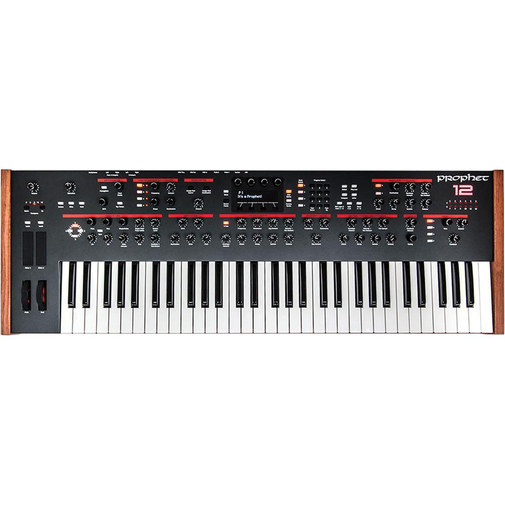 Sequential Prophet 12 61-Key Polyphonic Analog Synthesizer, Sequential, Prophet, 12, 61-Key, Polyphonic, Analog, Synthesizer