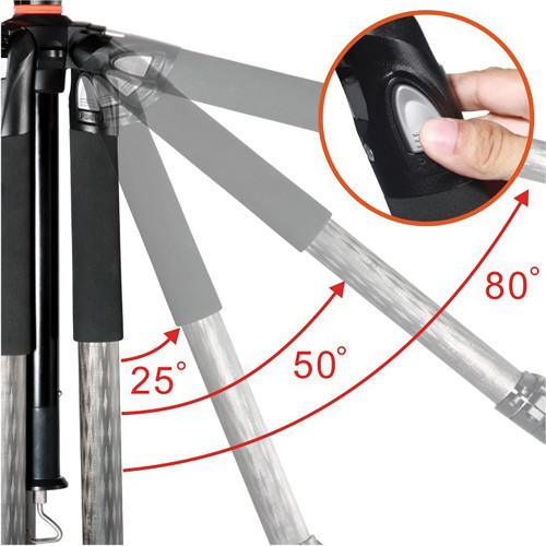 Vanguard Abeo Pro 283CGH Carbon Fiber Tripod with GH-300T Grip Head