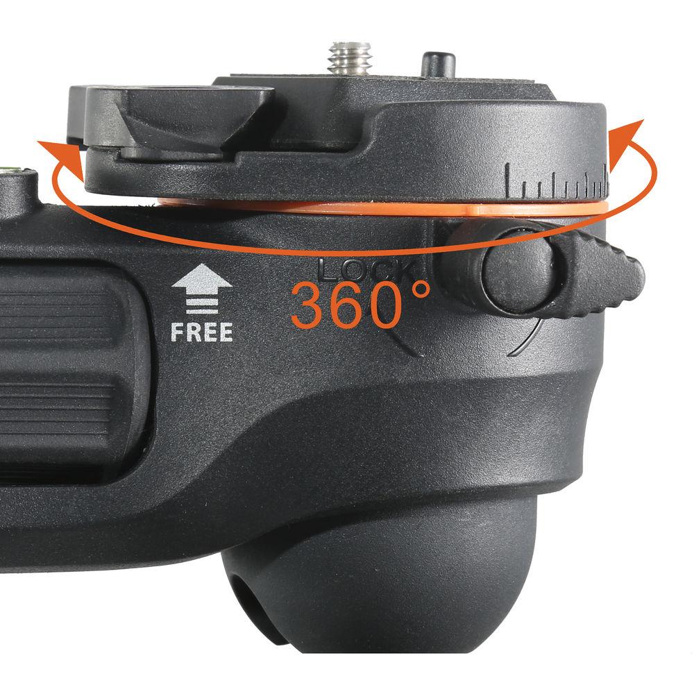 Vanguard Espod CX 233AGH Aluminum Tripod with Pistol-Grip Head