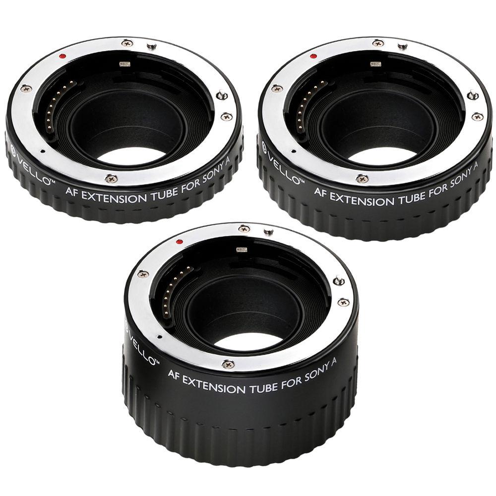 Vello Auto Extension Tube Set for Sony Alpha