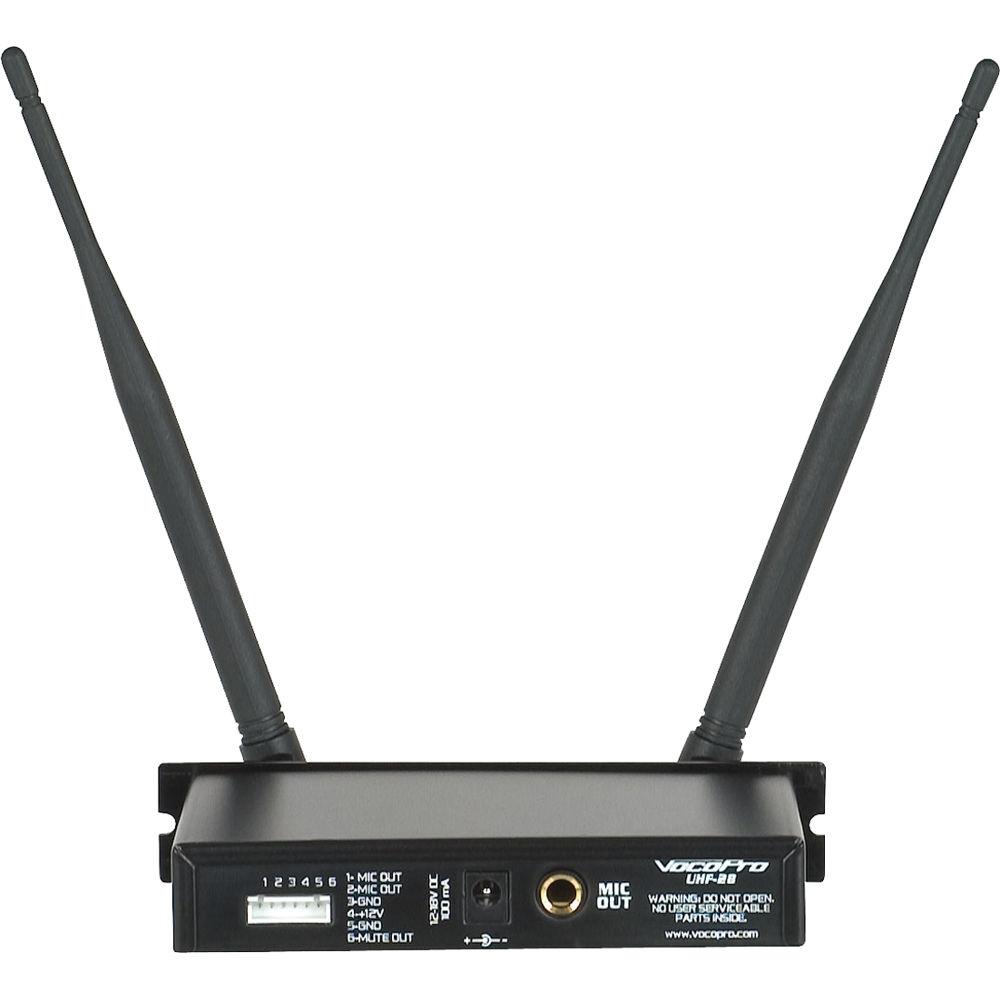 VocoPro UHF-28 Diamond Dual Channel UHF Wireless Microphone System