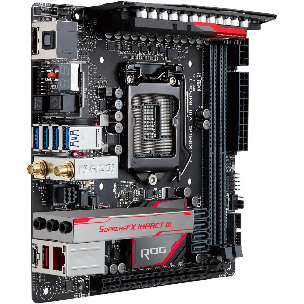 ASUS Republic of Gamers Maximus VIII Impact Mini-ITX Motherboard