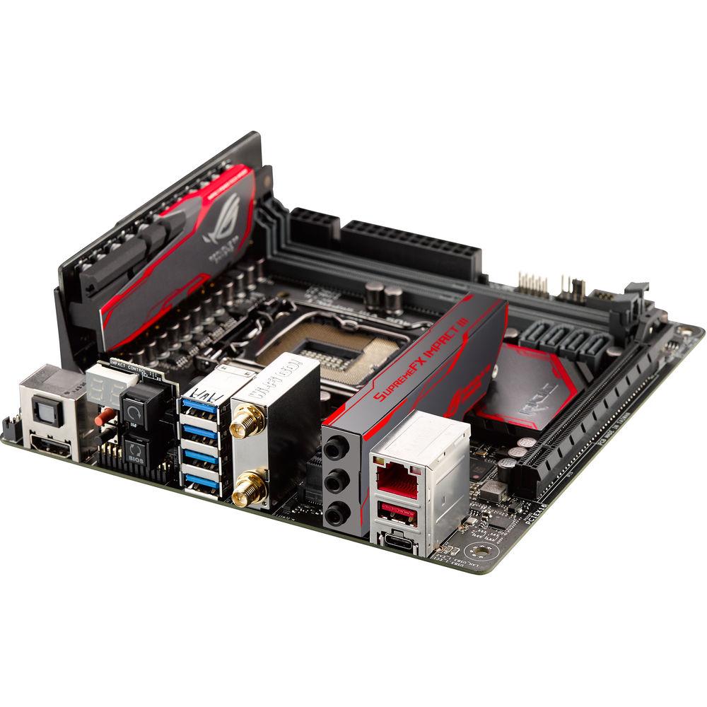 ASUS Republic of Gamers Maximus VIII Impact Mini-ITX Motherboard