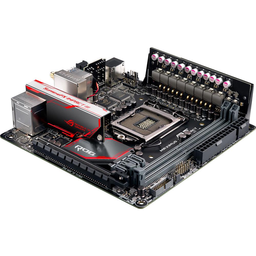 ASUS Republic of Gamers Maximus VIII Impact Mini-ITX Motherboard