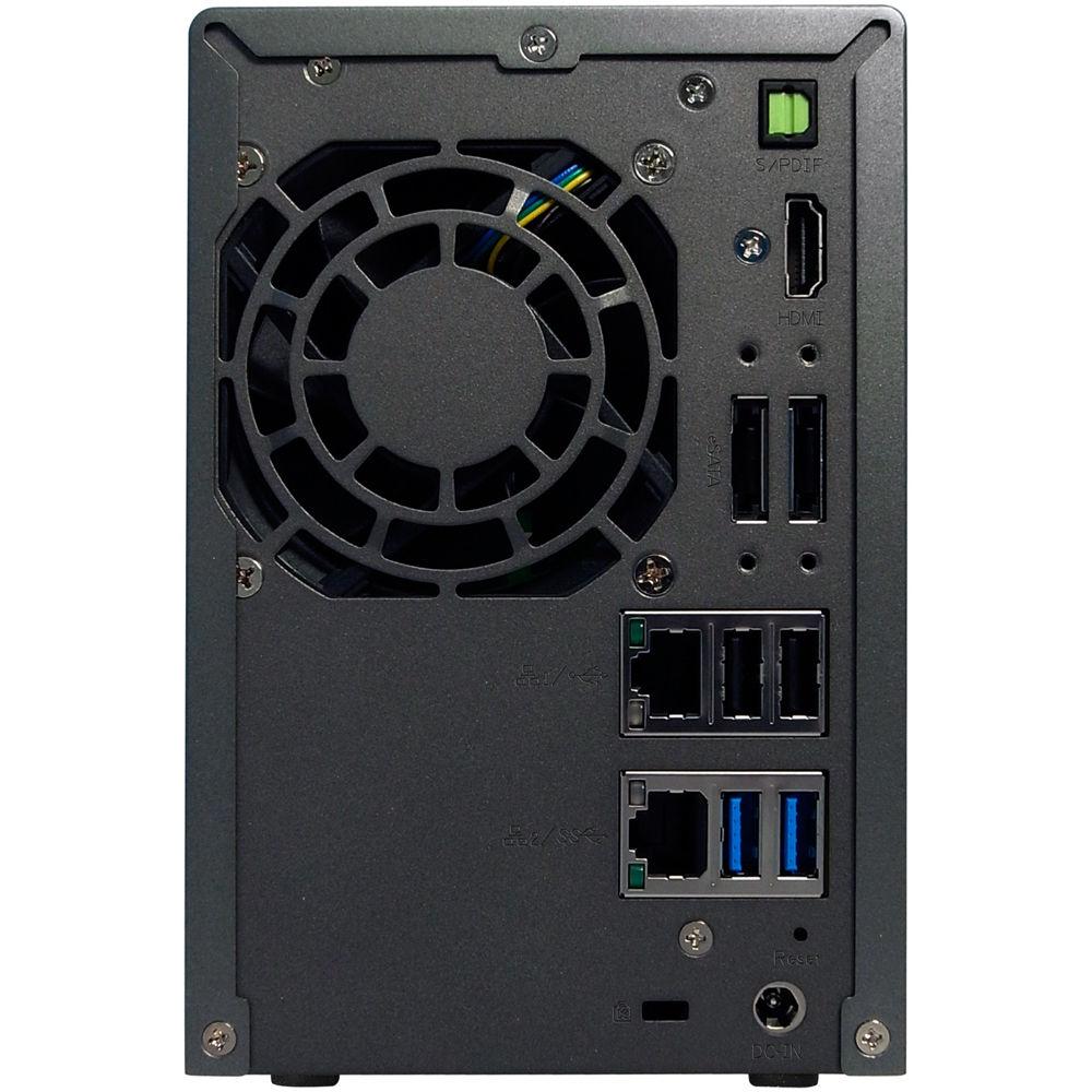 Asustor 2-Bay NAS Server with Intel Celeron Braswell Dual-Core Processor & 2GB Dual-Channel Memory