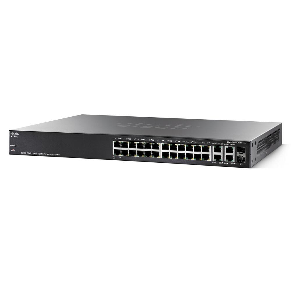 Cisco 300 Series SG300-28MP 28-Port PoE Gigabit Ethernet Switch
