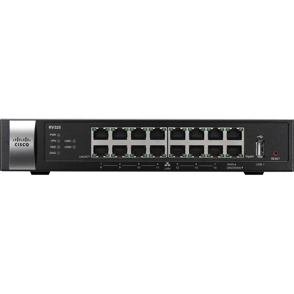 Cisco RV325 Dual Gigabit WAN WF VPN Router, Cisco, RV325, Dual, Gigabit, WAN, WF, VPN, Router