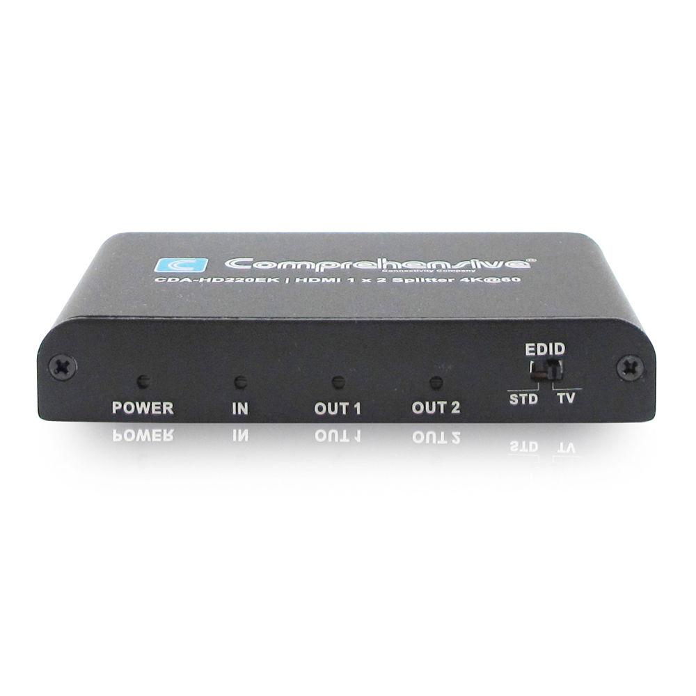 Comprehensive UHD 4K HDMI 1x2 Splitter with HDCP 2.2, Comprehensive, UHD, 4K, HDMI, 1x2, Splitter, with, HDCP, 2.2