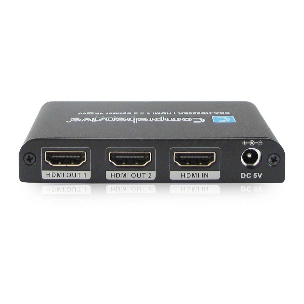 Comprehensive UHD 4K HDMI 1x2 Splitter with HDCP 2.2, Comprehensive, UHD, 4K, HDMI, 1x2, Splitter, with, HDCP, 2.2