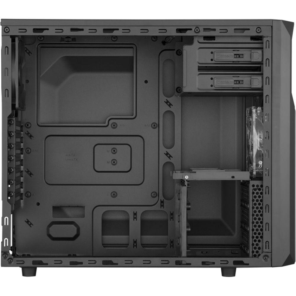 Corsair Carbide Series SPEC-02 Red LED Mid-Tower Gaming Case, Corsair, Carbide, Series, SPEC-02, Red, LED, Mid-Tower, Gaming, Case