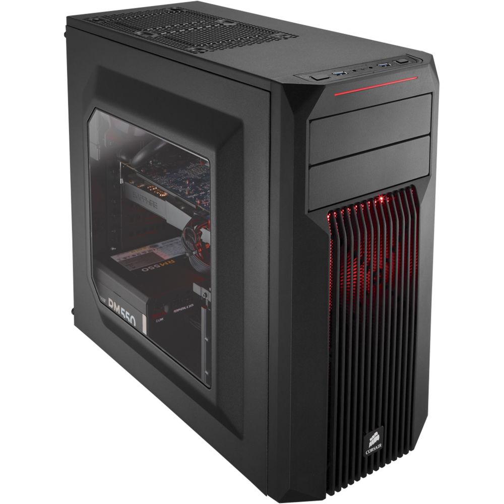 Corsair Carbide Series SPEC-02 Red LED Mid-Tower Gaming Case